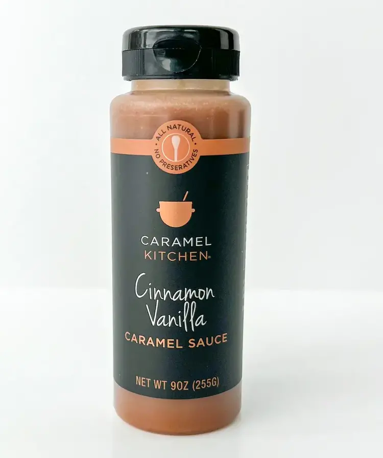 Cinnamon Vanilla Caramel Sauce, 9oz
