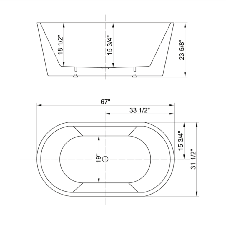 Aura Freestanding Bathtub Jade