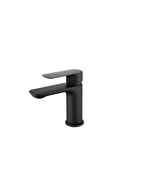 Short black washbasin tap 1480111