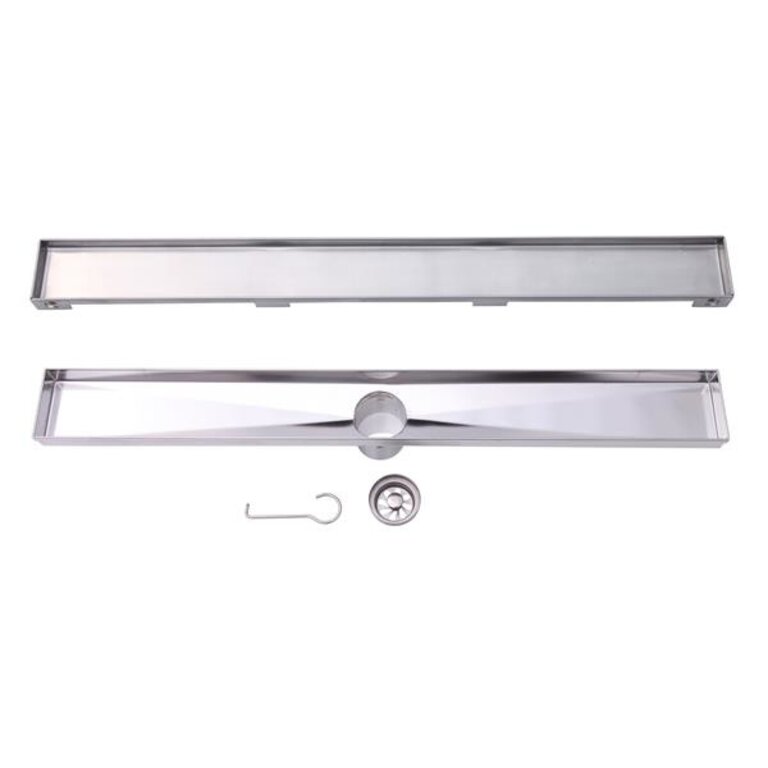 Drain lineaire en acier inoxidable model LVA