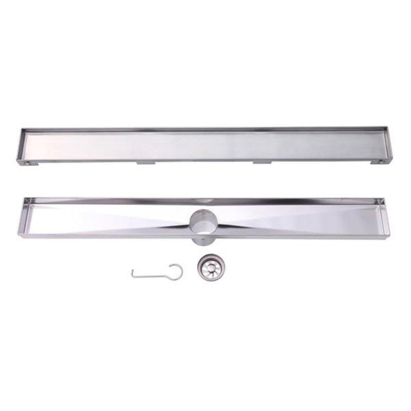 Stainless steel linear drain LVA model