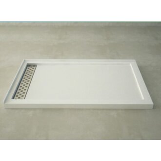 Base de douche 36x60 drain linéaire droit Installation droite CD-78088R