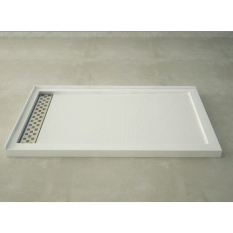 Base de douche 36x60 drain linéaire droit Installation droite CD-78088R