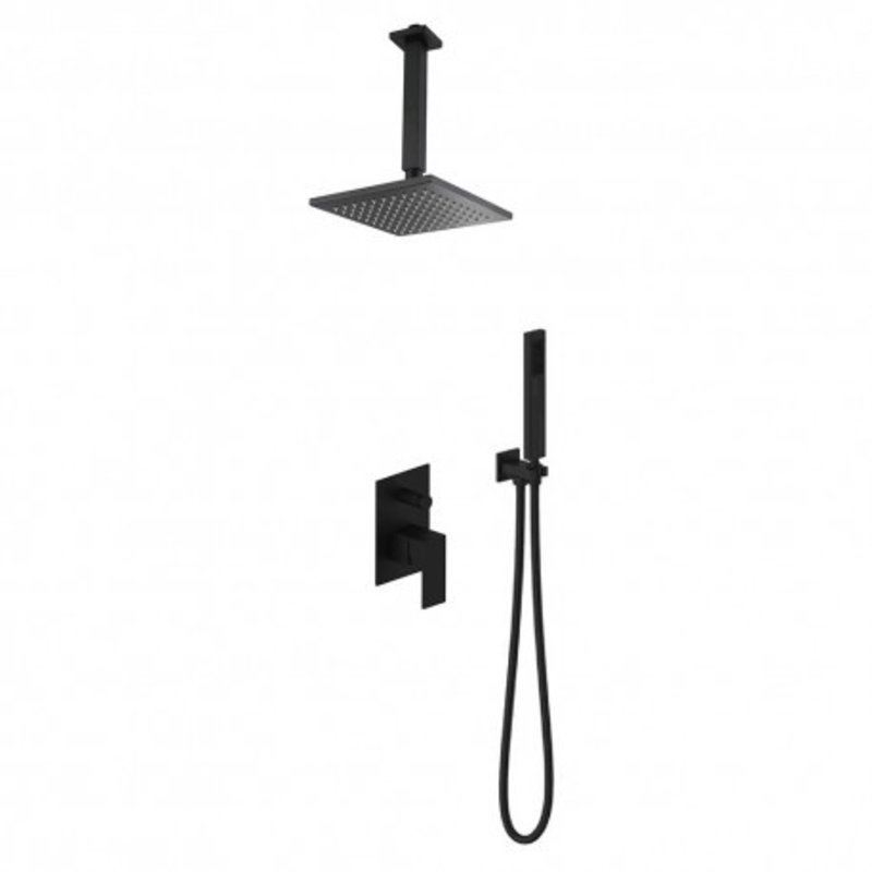 Robinet de douche Plafonnier Noir mat Collection Kimmi DN-91028-11