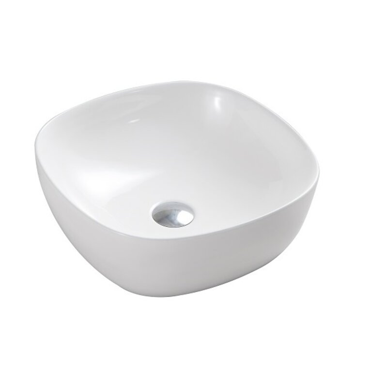 Vasque en porcelaine 16'' blanc MN-1268