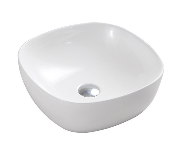 Vasque en porcelaine 16'' blanc MN-1268