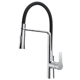 Jade Robinet de cuisine Chrome/Noir JB 8605-01-11