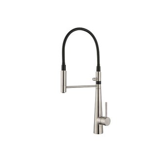 Robinet de cuisine Two ways Noir/Nickel MN-15598
