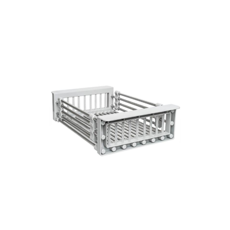 Égouttoir à vaisselle réglable en acier inoxydable S-01