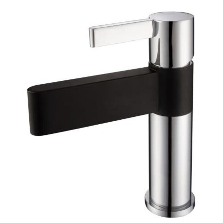 Robinet de lavabo Chrome/Noir DN-2511