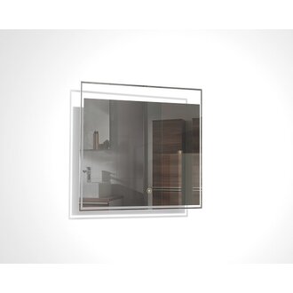 Mirror with integrated LED lighting Mirror with integrated LED lighting