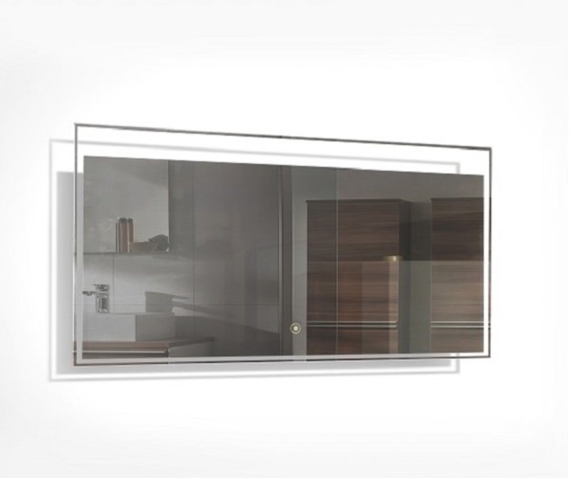 Mirror with integrated LED lighting