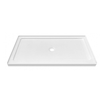 Base de douche 36x60 drain central Nautika