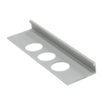 Tile Trim en aluminium 3/8'' (10 mm) Stainless Steel OL
