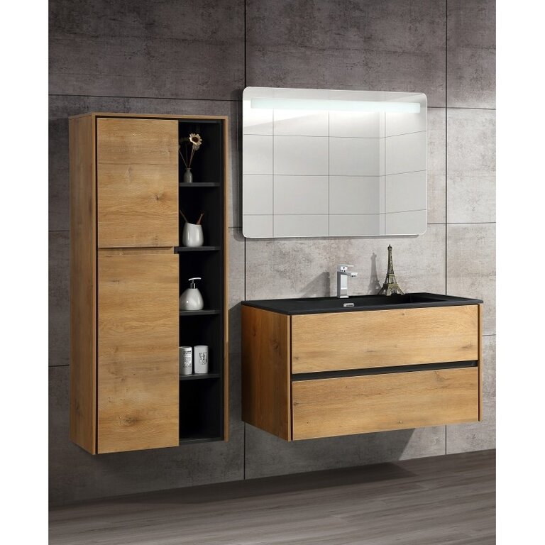 Floating Vanity 48'' European Oak Series Danemark
