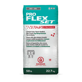 Ciment-colle Pro Flex Set Gris 22.7Kg Ciment-colle Pro Flex Set Gris 22.7Kg