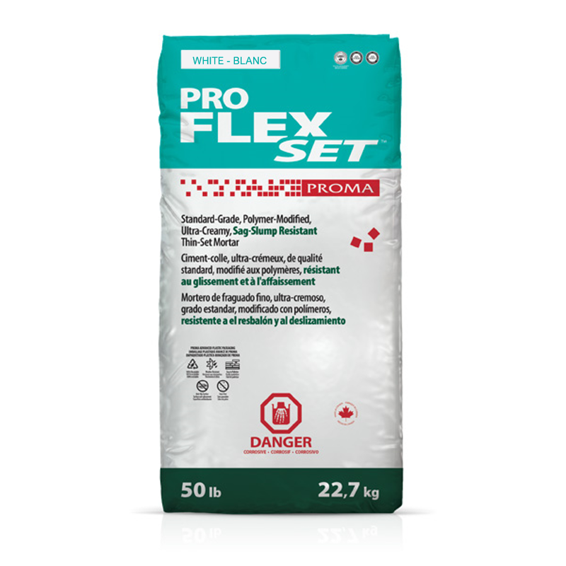 Pro Flex Set White Mortar 22.7Kg