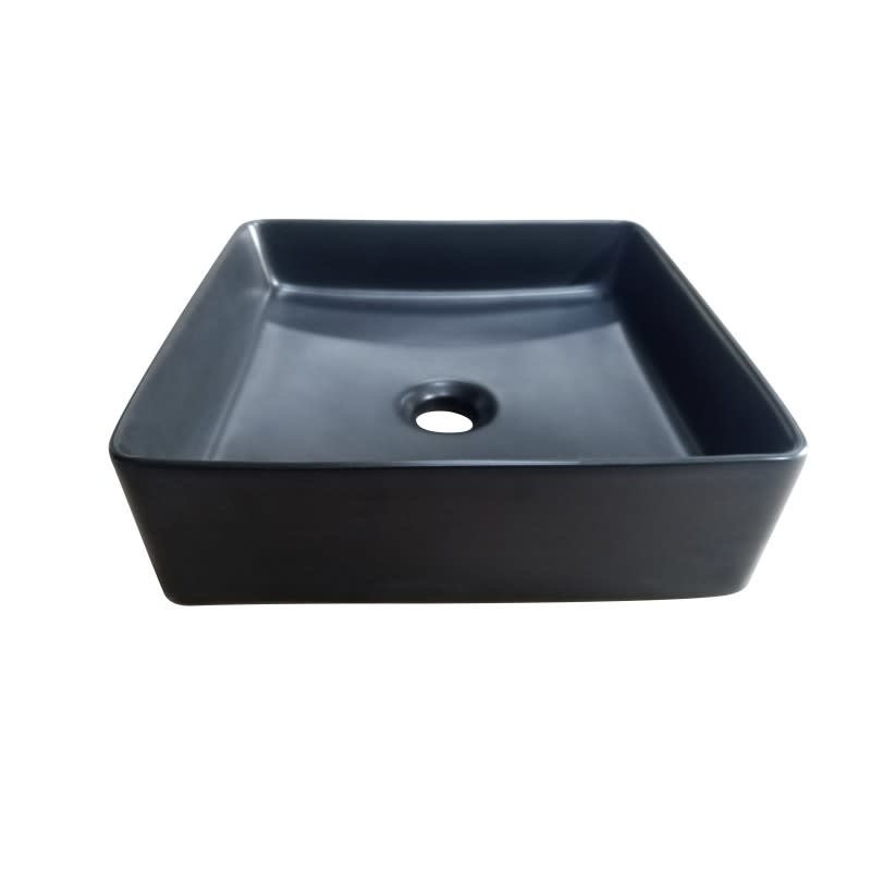 14 '' black porcelain sink DN-20536-11