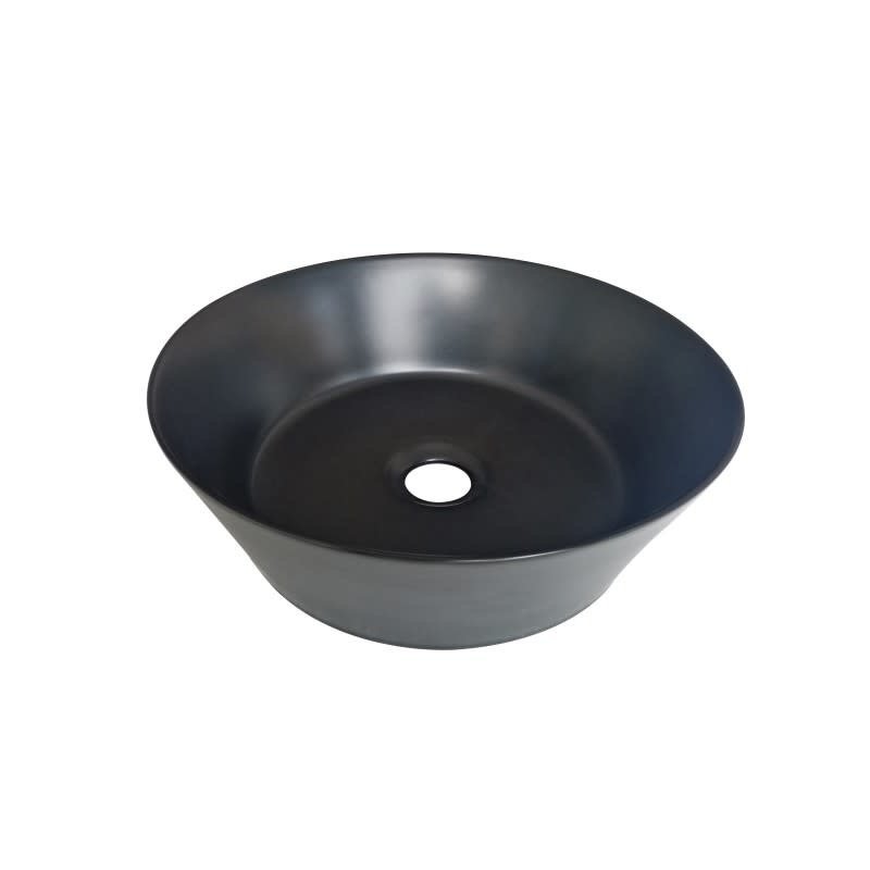 Vasque en porcelaine 14'' noir DN-20635-11