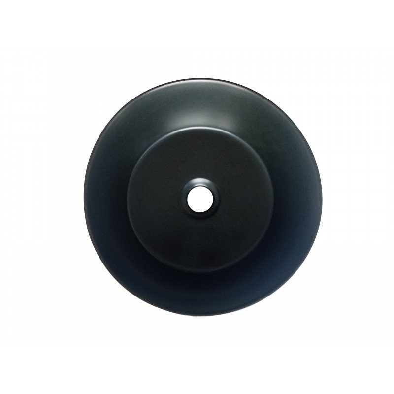14 '' black porcelain sink DN-20635-11