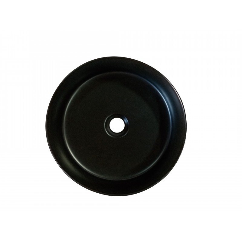 Vasque en porcelaine 14'' noir DN-0817-11