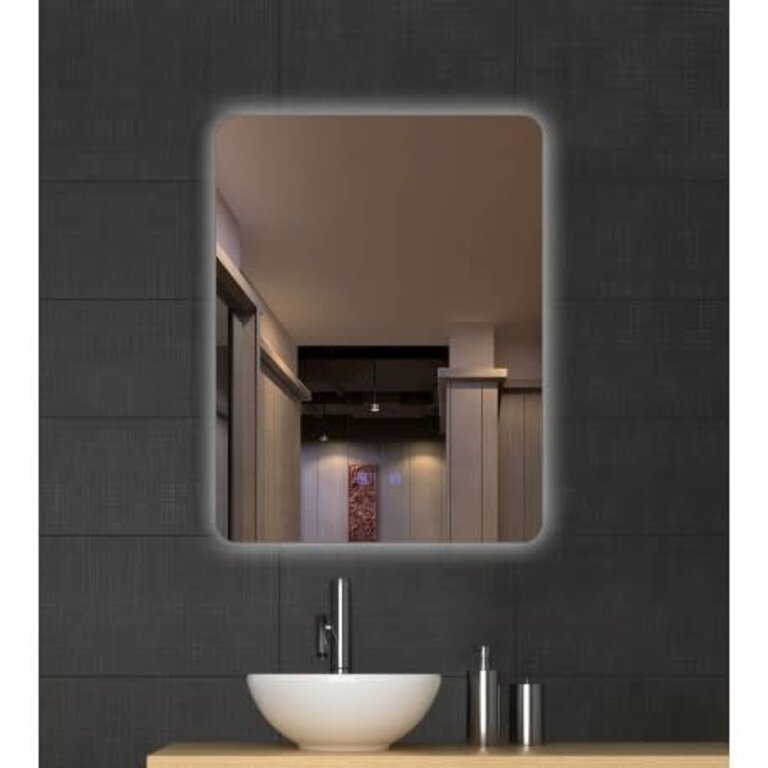 Anti-fog LED mirror