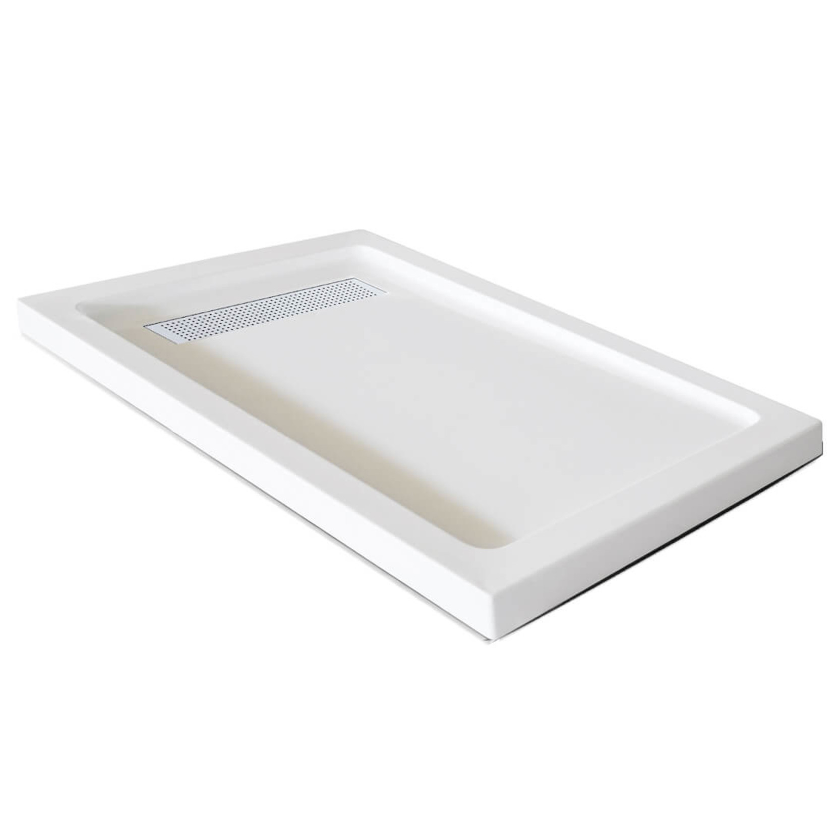 Base de douche 32x48 drain linéaire Jade 71324880 Ossöm Ambiance Maison Base de douche 32x48 drain linéaire Jade 71324880 Ossöm Ambiance Maison