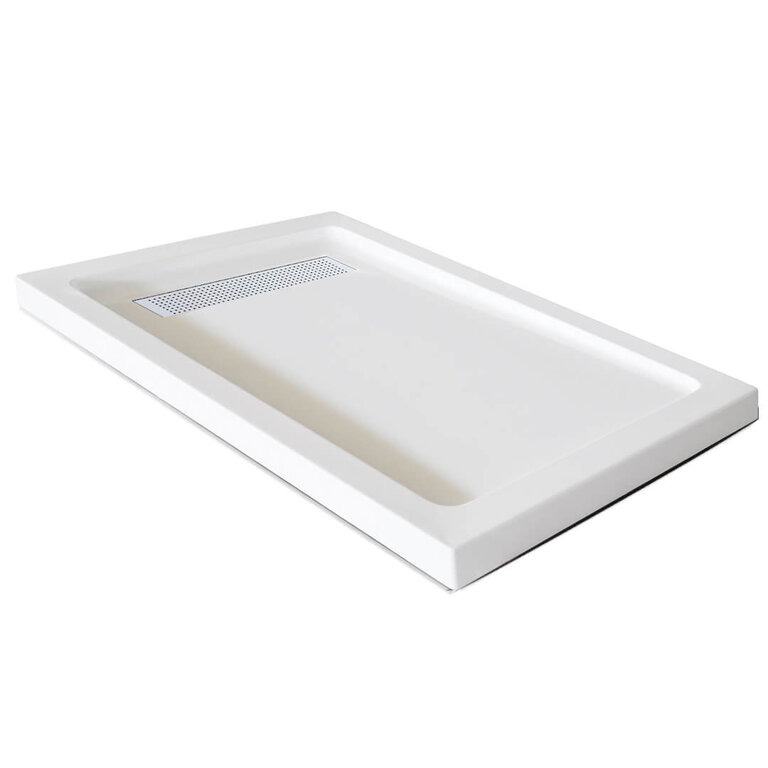 Base de douche 32x48 drain linéaire Jade 7132-48-80
