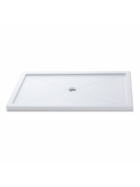 Base de douche Jade drain central 36"X60"