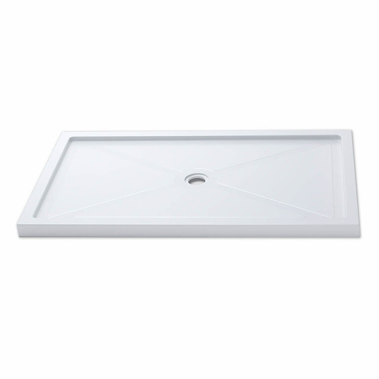 Base de douche Jade drain central 36"X60"