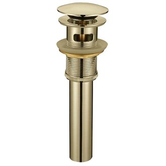 Pop-Up Drain Brushed Gold - With Overflow-CD