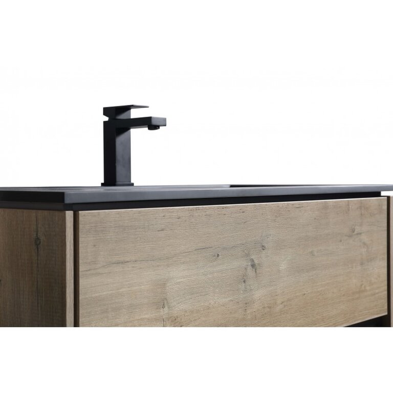 Vanité flottante 48'' Chêne Cendré série Danemark