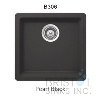 Évier en granite Simple Sous Plan 17''x 16'' Bristol Évier en granite Simple Sous Plan 17''x 16'' Bristol