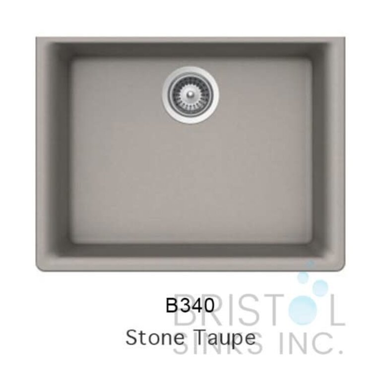 Évier en granite Simple Sous Plan 23''x 18'' Bristol