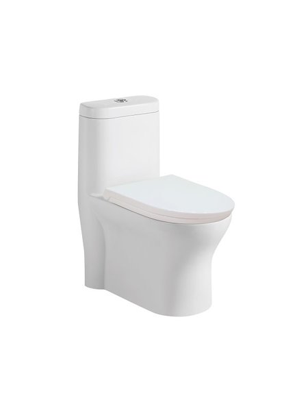 White One-Piece Toilet Monaco