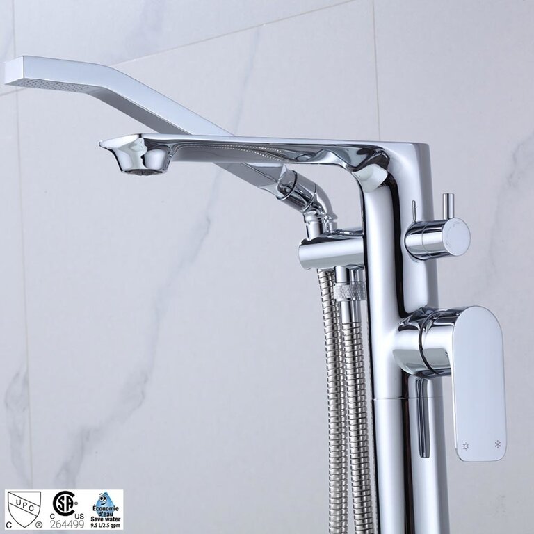Free-standing bath faucet Elena Akuaplus collection