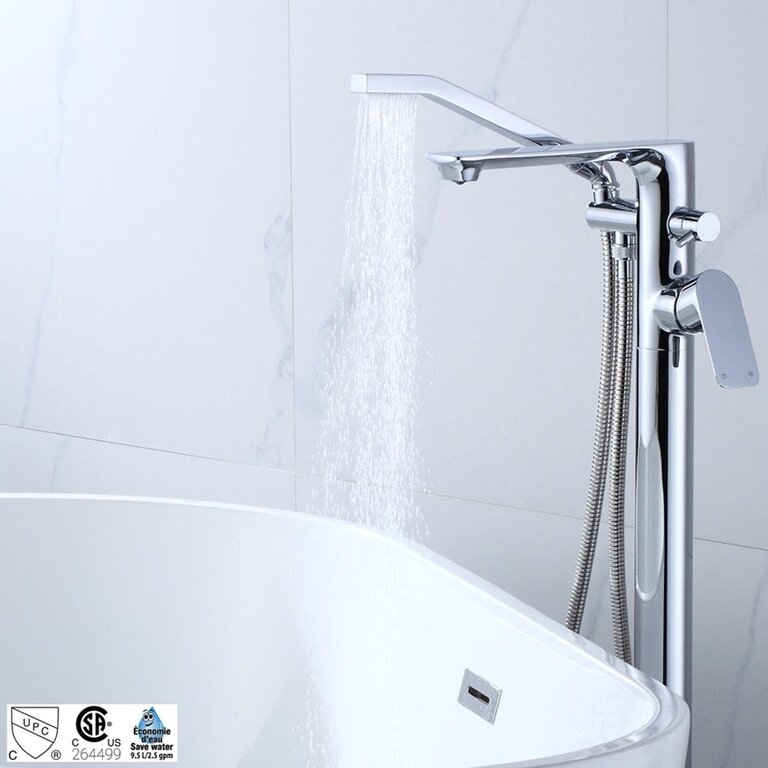 Robinet de bain sur pied collection Elena Akuaplus