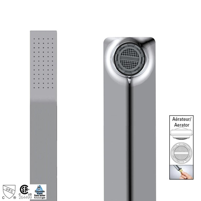 Robinet de bain sur pied collection Elena Akuaplus