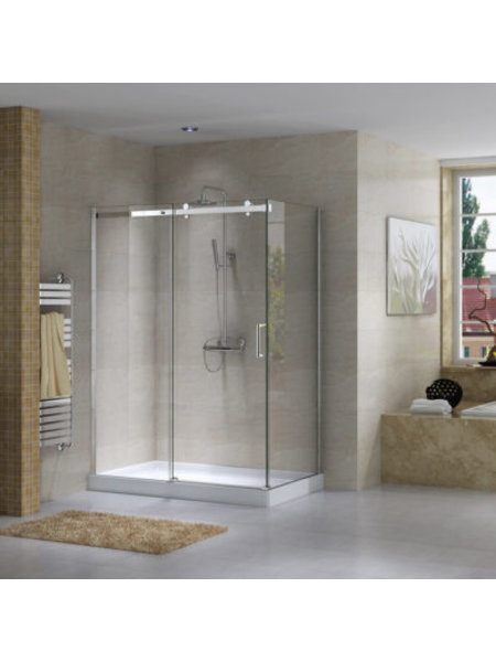 Ensemble de douche réversible chrome série Quartz Jade 6440-10