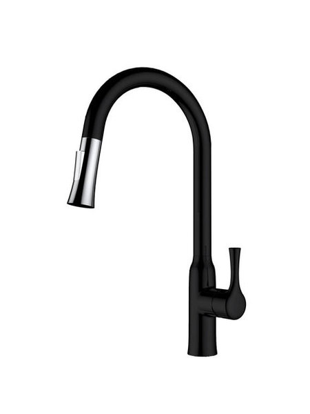 Robinet de cuisine Pot Filler Noir mat Collection Mercada - Ossöm