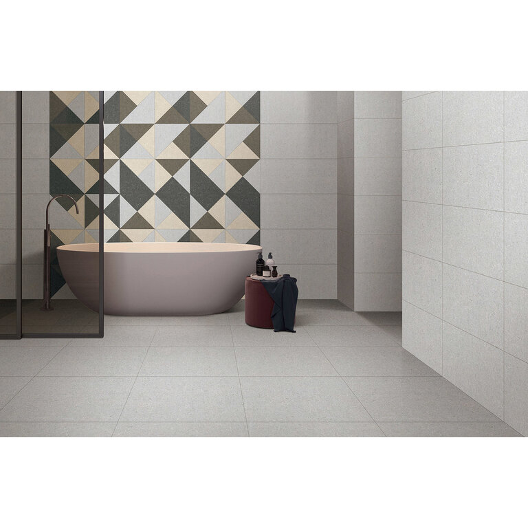 Porcelain Tile Empire Light Grey Matte 24x24 (16pi2/Box)