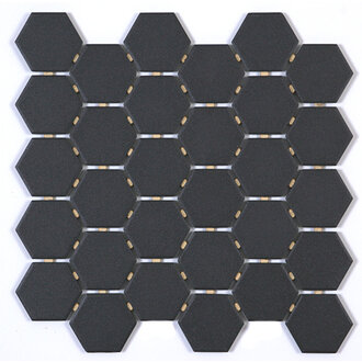 Mosaique Hexagone Série Québec Noir OD.QC.BLK.02.HEX (9.04pi2/boite)