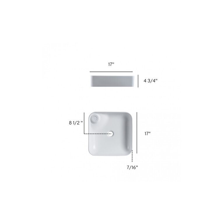 Odass Lavabo vasque 17" - Sirina