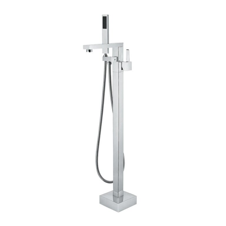 Robinet de bain sur pied Noir mat Collection Kimmi