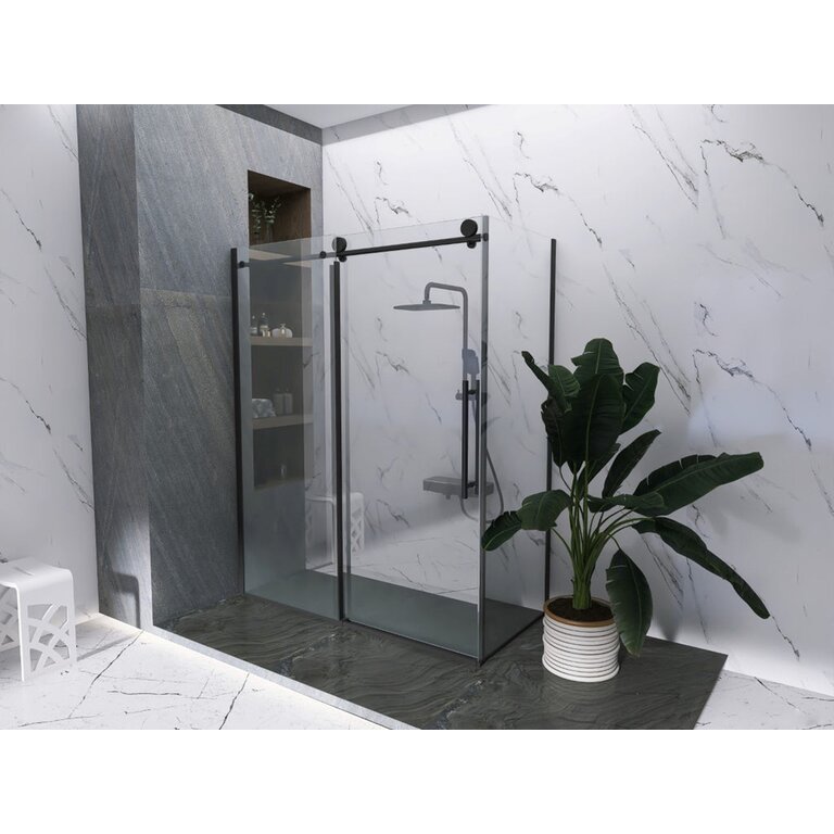 Luhö Ensemble de douche réversible Noir série Galeria Luho