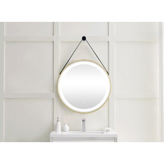 Mirror with integrated LED lighting 27" Round Jane Series