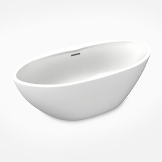 Bain autoportant Gemma Blanc mat 67'' Bain autoportant Gemma Blanc mat 67''