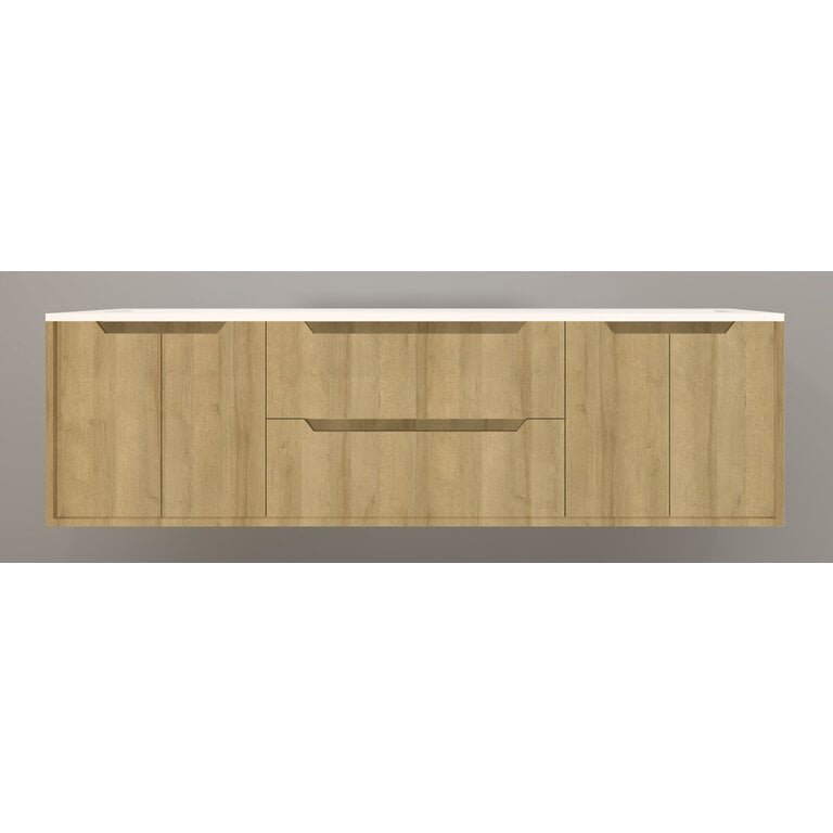 Vanité murale Luho Collection Lakewood Comptoir Blanc