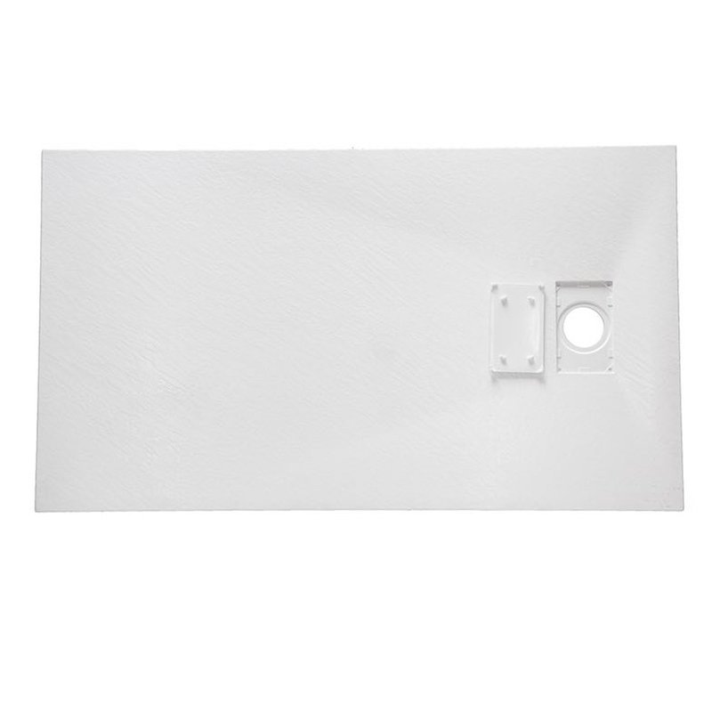 Shower base universal installation Pietra White Series