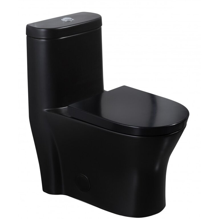 Toilette Monopièce Noir Monaco 12''